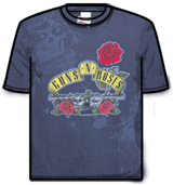 Guns N Roses Tshirt - Rose Patch