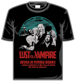 Hammer Horror Tshirt - Lust For A Vampire