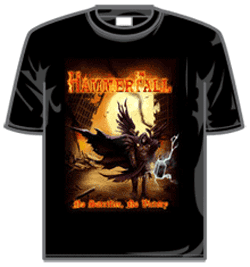 Hammerfall Tshirt -  No Sacrifice No Vic