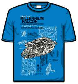 Haynes Tshirt - Millenium Falcon