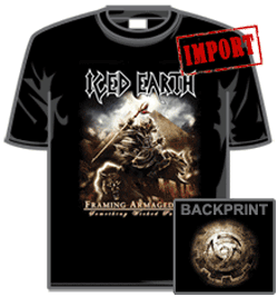 Iced Earth Tshirt - Framingarmageddontour