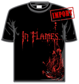 In Flames Tshirt - Splattered Phoenix