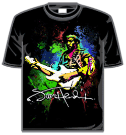 Jimi Hendrix Tshirt - Jimi Painted