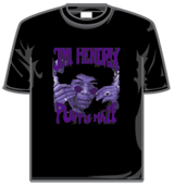 Jimi Hendrix Tshirt - Purple Haze