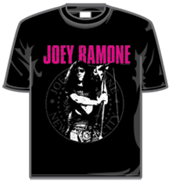 Joey Ramone Tshirt - Mic Seal