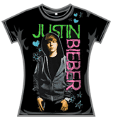 Justin Bieber Tshirt - Pen Logo