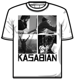 Kasabian Tshirt - Photo Squares