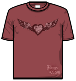 Kings Of Leon Tshirt - Red Heart