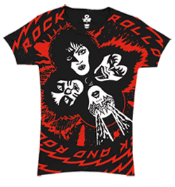 Kiss Tshirt - Ladies Room