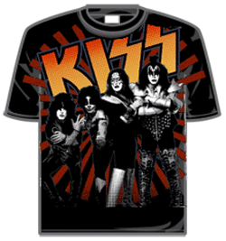 Kiss Tshirt - Live In Japan