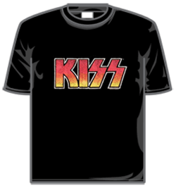 Kiss Tshirt - Vintage Logo