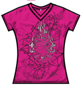 La Ink Tshirt - Pink Flame