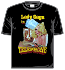 Lady Gaga Tshirt - Telephone