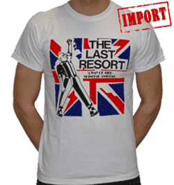 Last Resort Tshirt - Skinhead Anthem