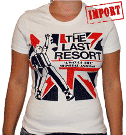 Last Resort Tshirt - Skinhead Anthem