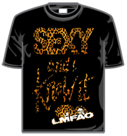 Lmfao Tshirt - Sexy Cheetah