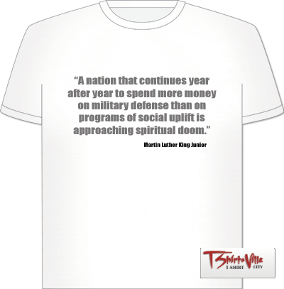 Martin Luther King Quote Tshirt - 