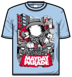 Mayday Parade Tshirt - Marshmallow
