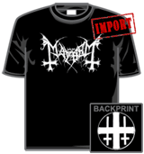 Mayhem Tshirt - White Logo Legion