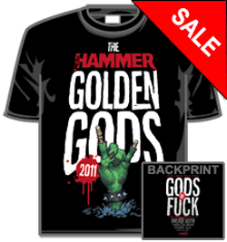 Metal Hammer Tshirt - Golden Gods 2011