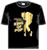 Michael Jackson Tshirt - Gold King