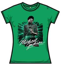 Michael Jackson Tshirt - Off The Wall (green)