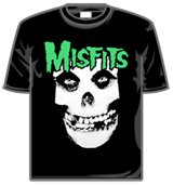 Misfits Tshirt - Glow Jurek Skull