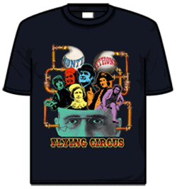Monty Python Tshirt - Flying Circus Navy