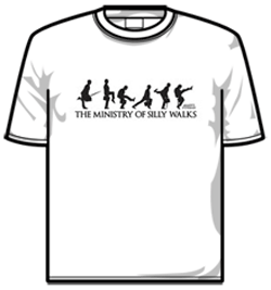 Monty Python Tshirt - Ministry Of Silly Walks