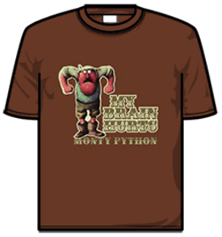 Monty Python Tshirt - My Brain Hurts