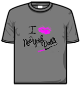 New York Dolls Tshirt - Lip Logo