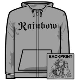 Rainbow Hoodie - Long Live Rock N Roll