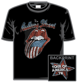 Rolling Stones Tshirt - Tour Of Usa