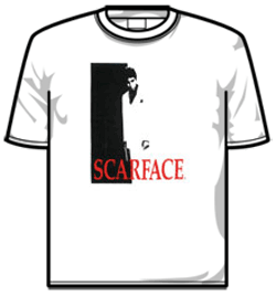 Scarface Tshirt - Black And White