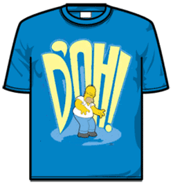 Simpsons Tshirt - Doh