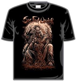Six Feet Under Tshirt - Zombie