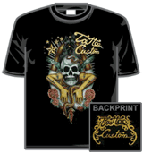 Tattoo Custom Tshirt - Lady Skull