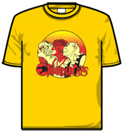 Thundercats Tshirt - Group Yellow