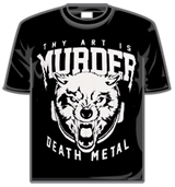 Thy Art Is Murder Tshirt - Death Wolf