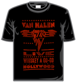 Van Halen Tshirt - Whiskey